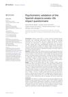 Psychometric Validation of the Spanish Alopecia Areata–Life Impact Questionnaire