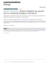 Author Correction: Keratin-Mediated Hair Growth and Its Underlying Biological Mechanism