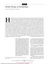 Herbal Therapy in Dermatology