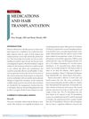 Medications and Hair Transplantation