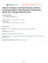 Vitamin D Status in Female Patients with Non-Scarring Alopecia: Retrospective Comparative Study from a Single Referral Clinic