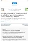 Ethnodermatological Use of Medicinal Plants in India: From Ayurvedic Formulations to Clinical Perspectives – A Review