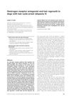 Estrogen Receptor Antagonist and Hair Regrowth in Dogs with Hair Cycle Arrest (Alopecia X)