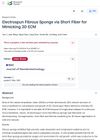 Electrospun Fibrous Sponge via Short Fiber for Mimicking 3D Extracellular Matrix
