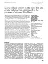 Dopa Oxidase Activity in Hair, Skin, and Ocular Melanocytes Is Increased in the Presence of Stressed Fibroblasts