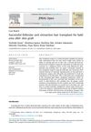 Successful Follicular Unit Extraction Hair Transplant for Bald Area After Skin Graft