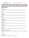 Genome-Wide Detection and Sequence Conservation Analysis of Long Non-Coding RNA During Hair Follicle Cycle of Yak
