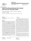 Serum Ferritin and Vitamin D in Female Hair Loss: Do They Play a Role?