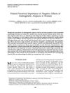 Patient-Perceived Importance of Negative Effects of Androgenetic Alopecia in Women