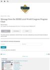 Message from the ISHRS 2016 World Congress Program Chair