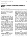 The Hair Transplant Megasession Technique: A Review