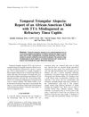 Temporal Triangular Alopecia: Report of an African-American Child Misdiagnosed as Refractory Tinea Capitis