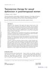 Testosterone Therapy for Sexual Dysfunction in Postmenopausal Women