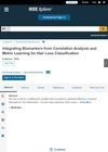 Integrating Biomarkers from Correlation Analysis and Metric Learning for Hair Loss Classification