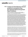 Analysis of Chemotherapy-Induced Peripheral Neuropathy Using the Japanese Adverse Drug Event Report Database