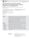 Systematic Review of Stem Cells in Plastic, Reconstructive, and Aesthetic Surgery: Clinical Application in Anti-Aging Medicine