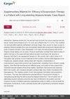 Supplementary Material for: Efficacy of Acupuncture Therapy in a Patient with Long-Standing Alopecia Areata: Case Report