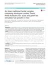 An Asian Traditional Herbal Complex Containing Houttuynia Cordata Thunb, Perilla Frutescens Var. Acuta, and Green Tea Stimulates Hair Growth in Mice