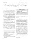 A Teenage Girl with Unexpected Pubertal Changes