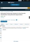 Automated Trichoscopic Analysis for Hair Disorder Classification Using Semantic Segmentation