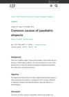 Common Causes of Pediatric Alopecia