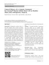 Clinical Efficacy of a Cosmetic Treatment by Crescina Human Follicle Stem Cell on Healthy Males with Androgenetic Alopecia