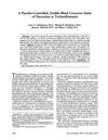 A Placebo-Controlled, Double-Blind Crossover Study of Fluoxetine in Trichotillomania