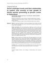 Serum Androgen Levels and Their Relationship to Pattern and Severity of Hair Growth in Hirsute Women Presenting at a Private Centre in Hyderabad