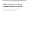 Distinct Tooth Regeneration Systems Deploy a Conserved Battery of Genes