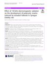 Effect of 150 kHz Electromagnetic Radiation on the Development of Polycystic Ovaries Induced by Estradiol Valerate in Sprague Dawley Rats