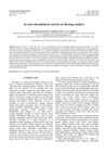 In Vitro Thrombolytic Activity of Moringa Oleifera