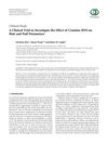 A Clinical Trial to Investigate the Effect of Cynatine HNS on Hair and Nail Parameters