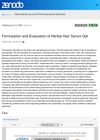 Formulation and Evaluation of Herbal Hair Serum Gel