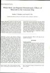 Whole Body and Regional Hemodynamic Effects of Minoxidil in the Conscious Dog