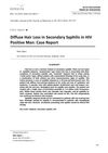 Diffuse Hair Loss in Secondary Syphilis in HIV Positive Man: Case Report