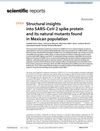 Structural Insights Into SARS-CoV-2 Spike Protein and Its Natural Mutants Found in Mexican Population