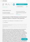 Characterization of DNA Methylation and Screening of Epigenetic Markers in Polycystic Ovary Syndrome