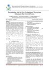 Formulation and In-Vitro Evaluation of Myroxylon Balsamum Hair Growth Serum