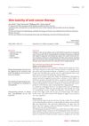 Skin Toxicity of Anti-Cancer Therapy