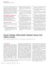 Thymic Peptides Differentially Modulate Human Hair Follicle Growth