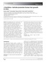 L-Carnitine-L-Tartrate Promotes Human Hair Growth In Vitro