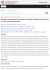 Analysis of Nutritional Elements in Indian Medicinal Herbs Used to Cure General Weakness