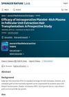 Efficacy of Intraoperative Platelet-Rich Plasma in Follicular Unit Extraction Hair Transplantation: A Prospective Study
