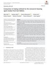 Comparison of Wiping Methods for the Removal of Cleaning Agent Residue from Hair Follicles