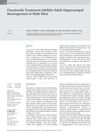 Finasteride Treatment Inhibits Adult Hippocampal Neurogenesis in Male Mice