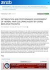 Optimization And Performance Assessment Of Herbal Hair Coloring Agent Using Barleria Prionitis