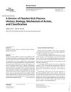 A Review of Platelet-Rich Plasma: History, Biology, Mechanism of Action, and Classification
