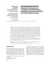Reduction Mechanism of L-Cysteine on Keratin Fibers Using Microspectrophotometry and Raman Spectroscopy