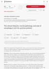 The Clinical Features, Muscle Pathology, and Role of Autophagy in Anti-Ku-Positive Patients