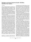 Estrogens and Human Scalp Hair Growth: More Questions Than Answers